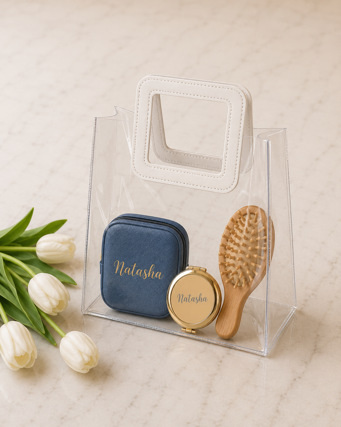 Clear PVC tote